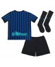 Günstige Inter Milan Heimtrikotsatz Kinder 2025-26 Kurzarm (+ Kurze Hosen)